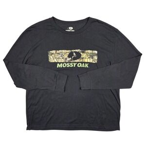 Mossy Oak Mens Long Sleeve Graphic T-Shirt Camo XL Outdoors Hunting Outdoors
